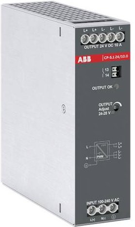 ABB 1SVR320661R1000 Schaltnetzteil 24 V/DC 15A 240W in Grau - Bild 1