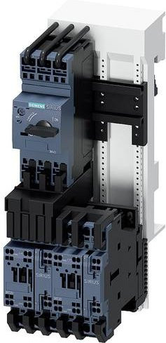 Siemens Verbraucherabzweig 3RA2220-4CH27-0AP0 in Grau mit 22A Nennstrom für 11kW bei 400V und 690V - Bild 1