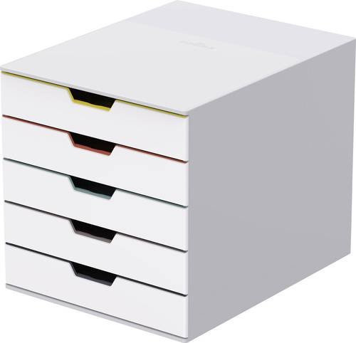 Durable Schubladenbox Varicolor Mix 5 mit 5 Fächern für DIN A4, Mehrfarbig - Bild 1