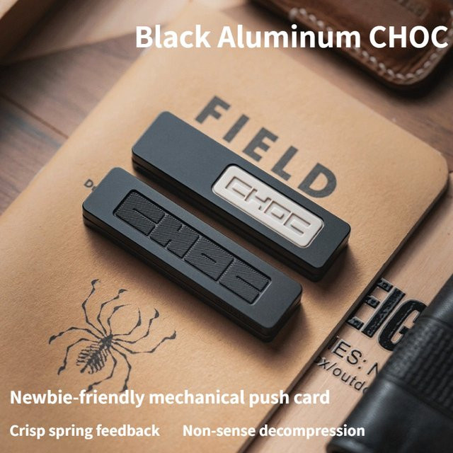 LAUTIE CHOC Dekompressionsspielzeug, mechanisches Metall, schwarze Aluminiumlegierung - Bild 1