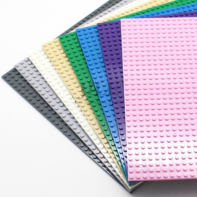 jile MOC 32x32 Doppelseitige Grundplatte, Bausteine, 3811 Teile, Grün, Bunt / Mehrfarbig - Bild 1
