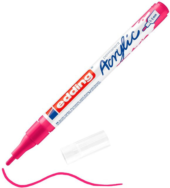 edding 5300 Acrylmarker Fein in Pink - Bild 1