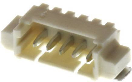 Molex Einbau-Stiftleiste Standard 5-polig in Weiß mit 1,25 mm Rastermaß - Bild 1
