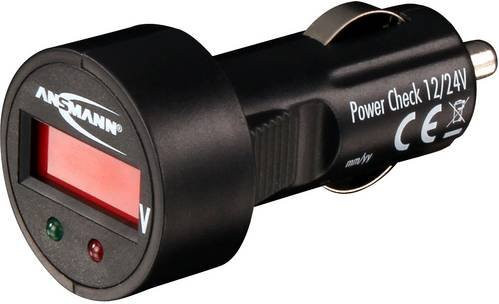 Hückmann Powercheck Spannungskontrollgerät 12/24V in Schwarz - Bild 1