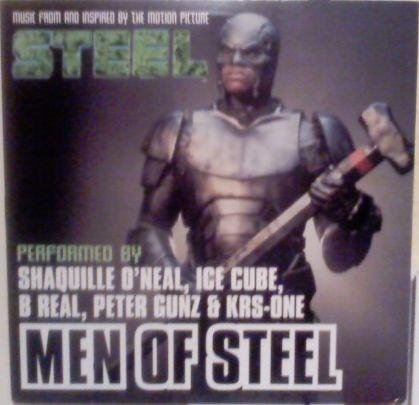Men Of Steel 12-Zoll-Schallplatte von Qwest Records mit Shaquille O'Neal, Ice Cube und B-Real (1997) Hip-Hop & R&B Vinyl LP - Bild 1