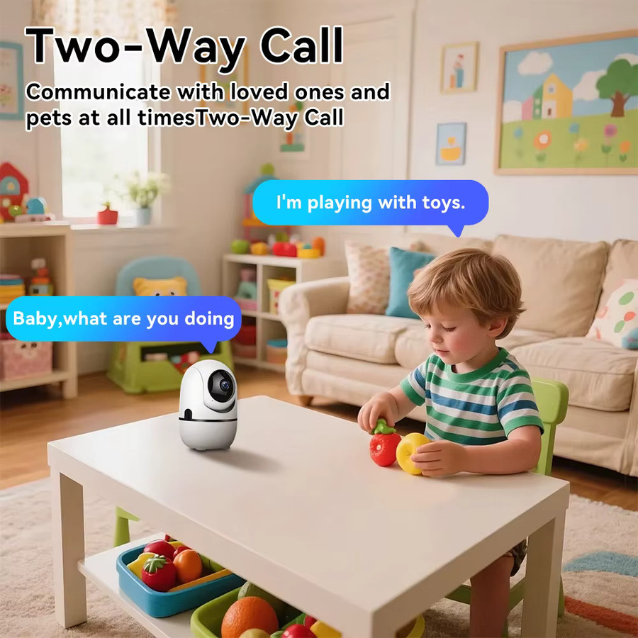 PEGATAH 4er Set WiFi IP Überwachungskameras mit 8MP Auflösung, 5,0X Zoom und Alarmfunktion, Farbe: Weiß - Bild 3