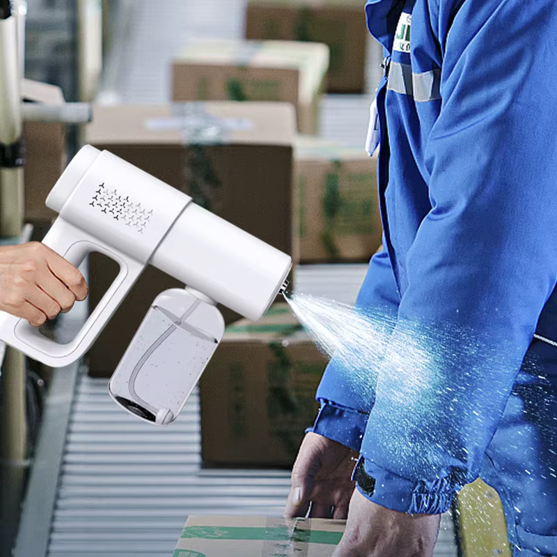 FirnFose K5PRO Wiederaufladbare Drahtlose Desinfektionssprayer Maschine, Nano Spritzpistole mit Blue Ray Technologie, Weiß, 380 ml - Bild 2