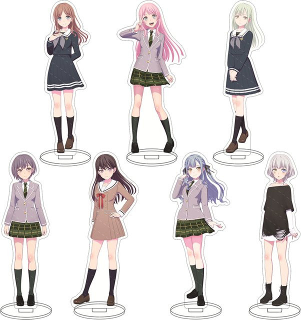 Bandai BanG Dream!, Anime Acryl-Figur, Standfiguren, 16cm - Bild 1