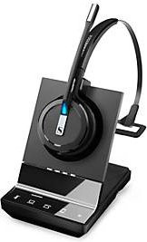 Sennheiser SDW 5015 DECT-Headset, kabellos, monaural, UC-optimiert, Super-Wideband-Audio, Schwarz, Bluetooth und USB-C - Bild 1