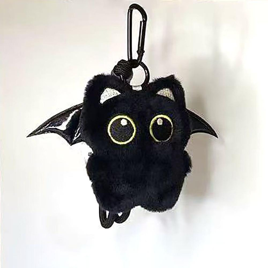 Yiran toy Kawaii Schwarze Katze Plüsch Schlüsselanhänger Puppen - Bild 1