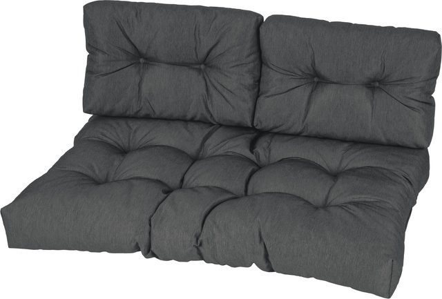LIVARNO Europaletten Sitz- und Rückenkissen, 3-teiliges Set aus Polyester mit Schaumstofffüllung - Bild 1