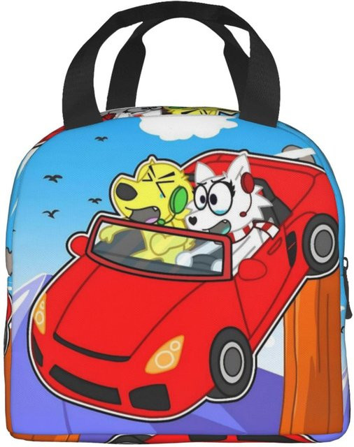 Isolierte Lunchtasche von Fancy Style Studio in Multicolour für Schule und Büro - Bild 1