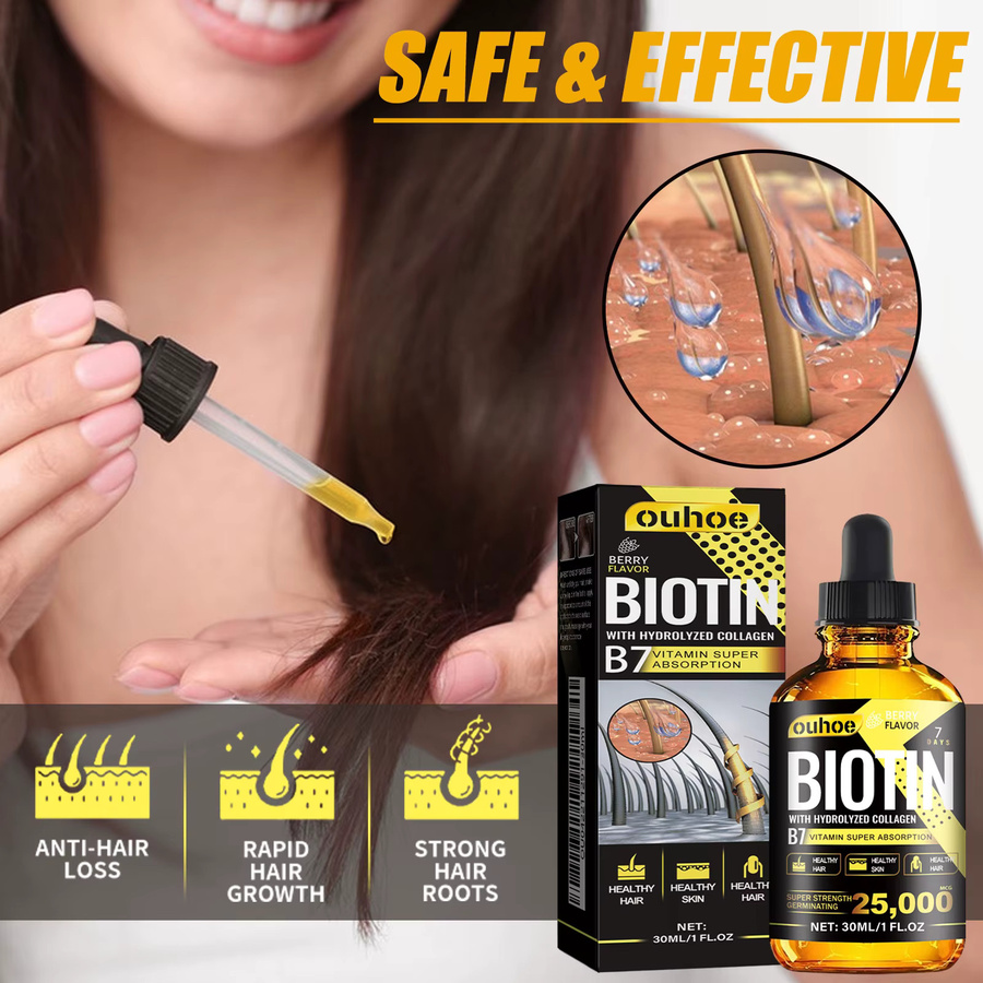 OUHOE Haaröl mit Kollagen, 30 ml, Unisex - Bild 4