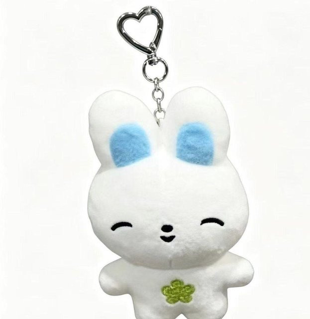 AND2BLE Schlüsselanhänger Plüsch, 12cm, gray, Unisex - Bild 1