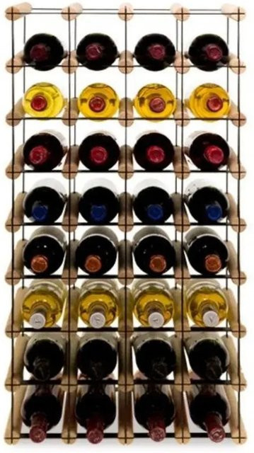 PROREGAL Modulares Weinregal Vinotega Mod aus massivem Kiefernholz in Natur, H x B x T: 82,5 x 42,5 x 24,5 cm - Bild 1