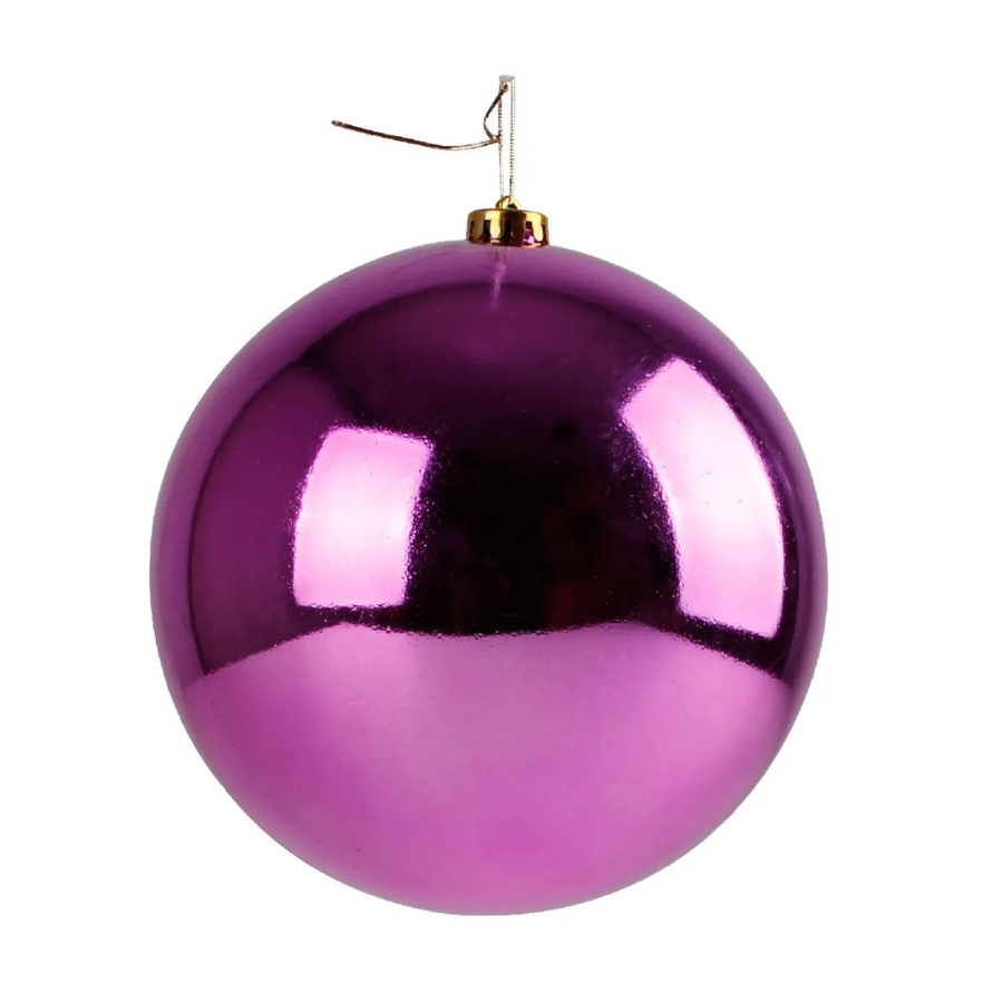 Lex Christbaumkugel Lila Glänzend Durchmesser: 25 cm - Bild 2
