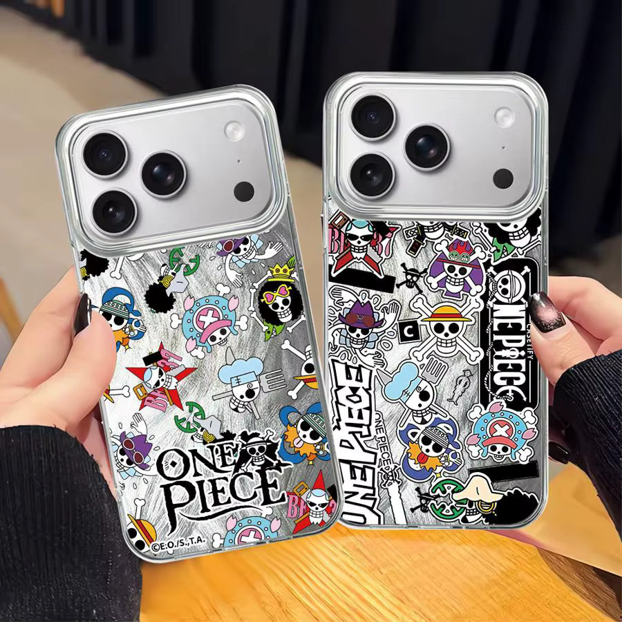 ONE PIECE Softcover Handyhülle mit Cool Logo für iPhone 11 12 13 14 15 16 Pro Max und weitere Modelle, Multicolor - Bild 4