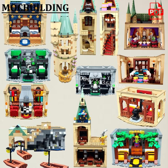 MOCBUILDING Konstruktionsspielzeug Fantasy Zauberwelt Diorama-Modell Mehrfarbig - Bild 1