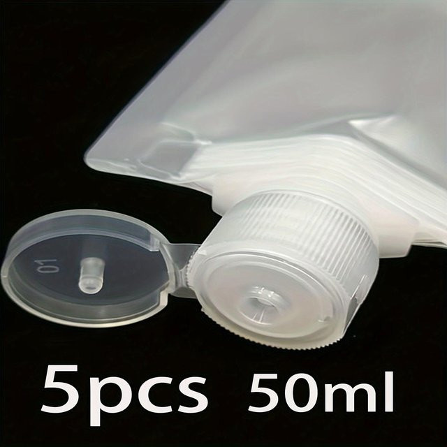 XYNN Reise-Unterverpackung für Kosmetik, 5 Stück, 50 ml, Unisex - Bild 1