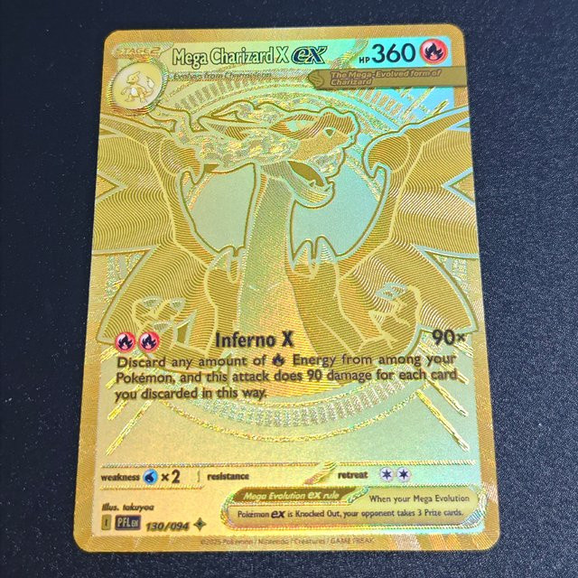 Bandai Pokémon Mega Charizard X EX, Sammelkarte, Englisch - Bild 1