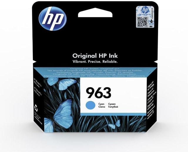 Original HP Tintenpatrone 963 Cyan 3JA23AE mit 10,74 ml für Officejet Pro Serie - Bild 2