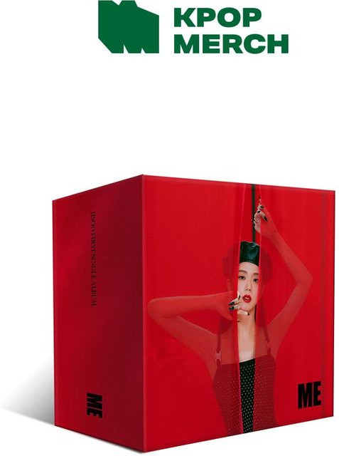 JISOO Erstes Sigle-Album ME KiT-Album Schwarzrosa mit YG POB Rot - Bild 1