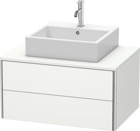 Duravit Waschtischunterschrank XSquare, Farbe: Weiß matt, wandhängend, B: 80 cm, T: 54,8 cm, H: 40 cm - Bild 1