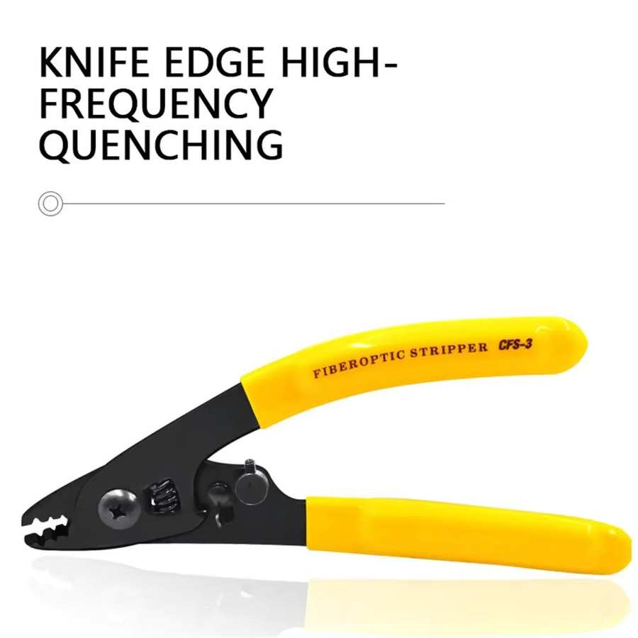 QHSPE Fiber Optical Stripper Abisolierzange für FTTH Werkzeuge zum Abisolieren von Drop-Kabeln 2/3-Port - Bild 2