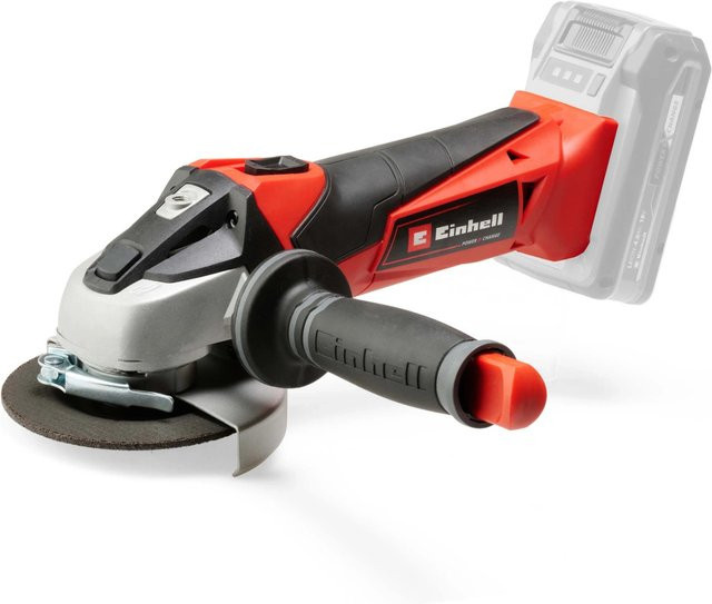 Einhell Power X-Change Akku-Winkelschleifer TE-AG 18/115 Li 18 V Solo in Rot/Grau - Bild 1