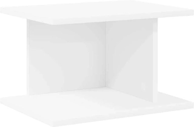 vidaXL Nachttisch in Weiß aus Holzwerkstoff, modern, B/T/H: 40 x 30 x 25 cm - Bild 1