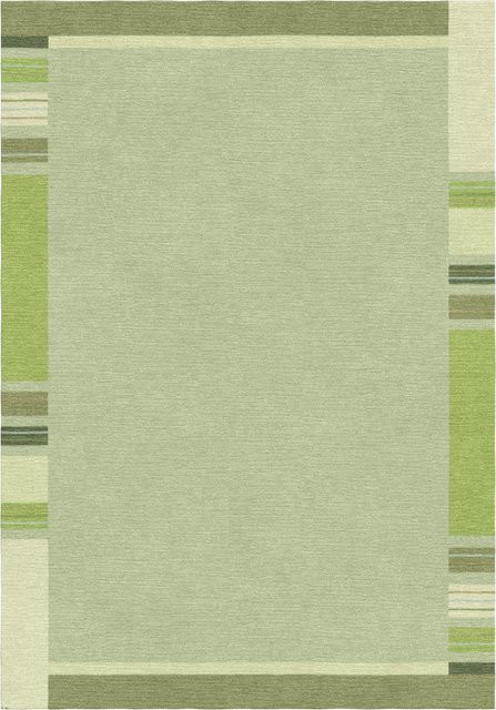 Handgeknüpfter Nepal-Teppich ELEGANT GANY in Grün aus Wolle, Rechteckig, B/T: 300 x 250 cm - Bild 1