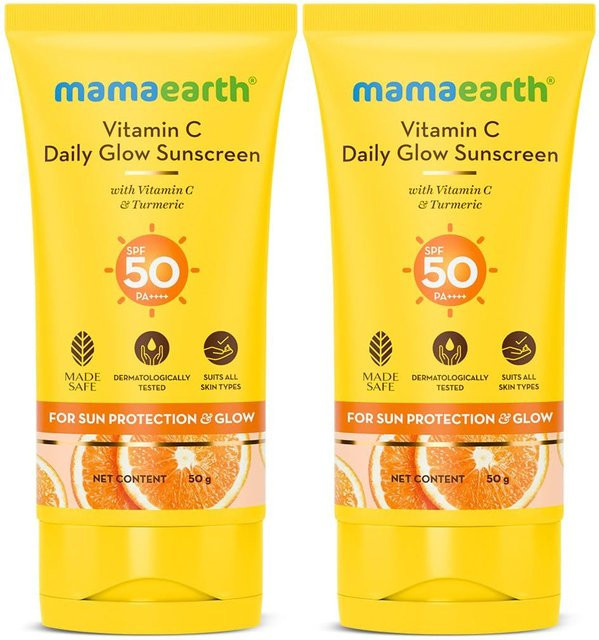 Mamaearth Daily Glow Sonnencreme LSF 50, 100g - Bild 1