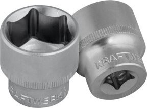 Kraftwerk BASIC LINE 3/8 Zoll Steckschlüsseleinsatz 22 mm in Silber aus Chrom-Vanadium - Bild 1
