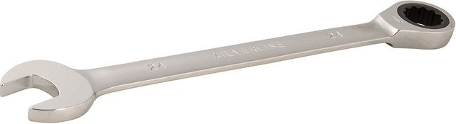Silverline Ring-Maul-Ratschenschlüssel 24 mm aus Chrom-Vanadium in Silber - Bild 1