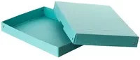 Falken Aufbewahrungsbox PureBox für A4 in Blau und Türkis, B: 24 cm, H: 4 cm, T: 32 cm - Bild 1