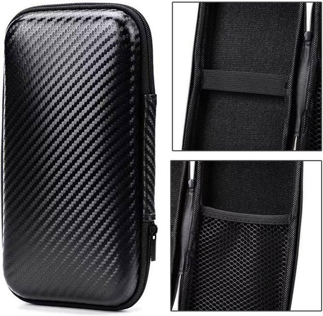 Gamesir X5 Lite Schutzpaket: Wasserdichte Hard Shell Tragetasche für Mobile Gaming Gamepads in Schwarz mit Carbon Textur - Bild 1