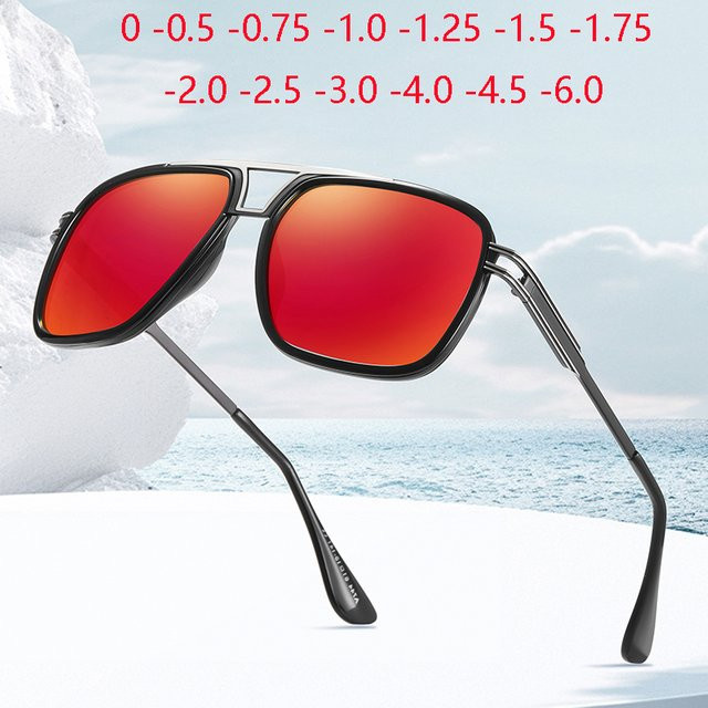 GSjiaxin Sonnenbrille, Vollrand, Square, Metall, Schwarz, Männer, polarisiert - Bild 1