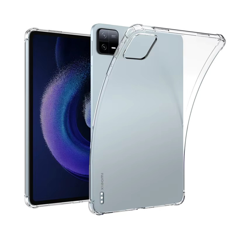 Xiaomi Pad 6 und Pad 6 Pro 11 Zoll Transparente TPU Hülle mit Airbags Schutzhülle in Klar - Bild 5