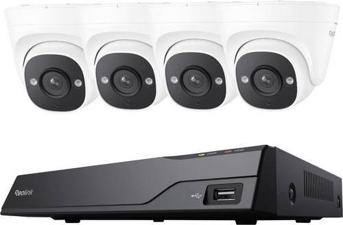 Reolink NVS8-5MD4 WLAN IP-Überwachungs-Set in Weiß mit 2880 x 1616 Pixeln und Ethernet/LAN Anschluss - Bild 1