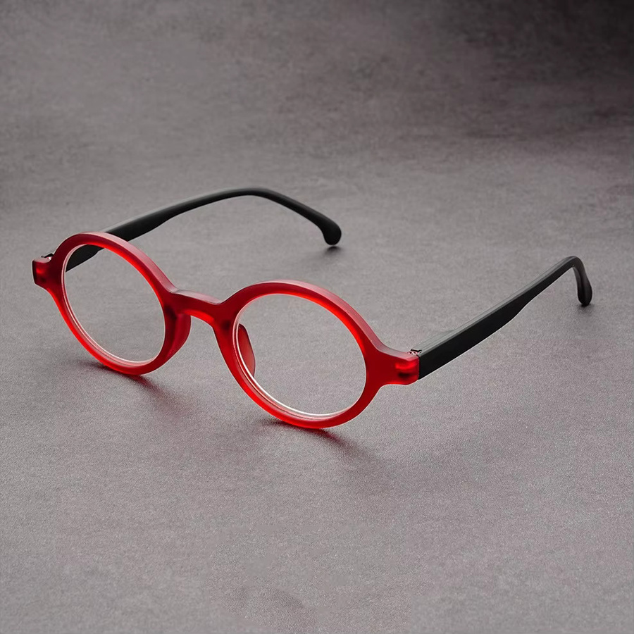Klassische Lesebrille Oval, Vollrand, Kunststoff, Rot, Damen, Anti-Blau Licht - Bild 2