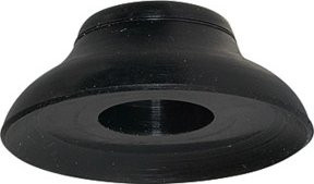 Riegler Flachsauger rund PFG Durchmesser: 20 mm aus NBR in Schwarz - Bild 1