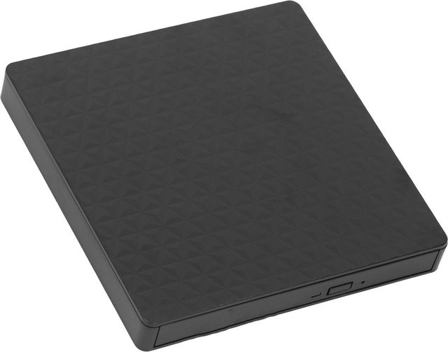 DIYelecs Externes Optisches Laufwerk Gehäuse mit USB 3.0 Typ A und Typ C, Abnehmbar, 12,7 mm Dicke, Grau - Bild 1