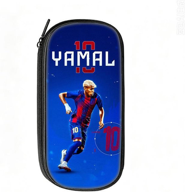 Thermische Brotdose Muli Pack mit Haaland Fußballmotiv in Blau für Schule und Reise - Bild 1
