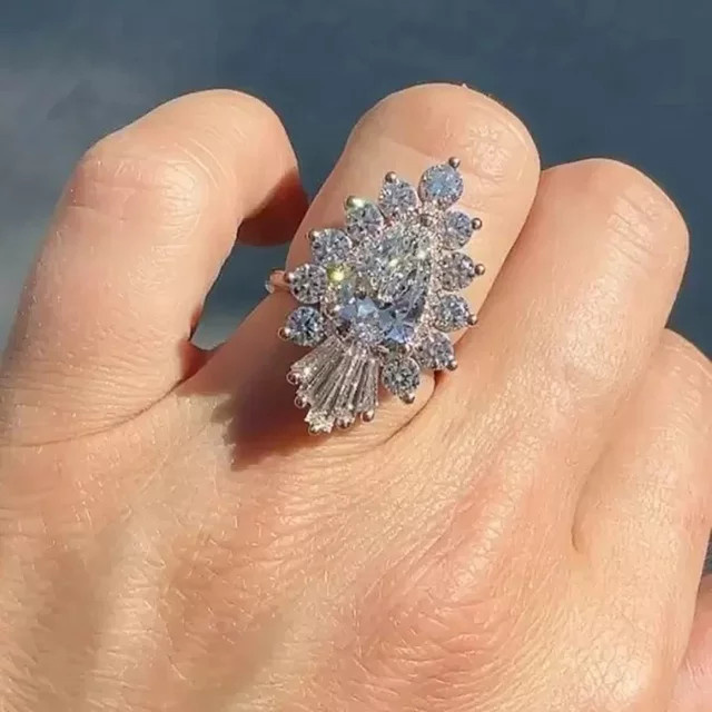 Huitan Exquisite Ringe, Zirkonia, Damen - Bild 1