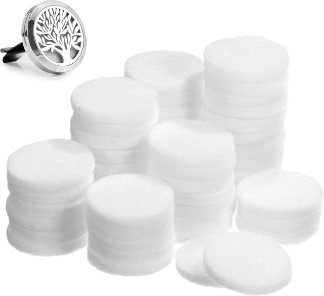 Parfüm-Diffusor Wattepads für Halsketten, 50 Stück, Unisex - Bild 1