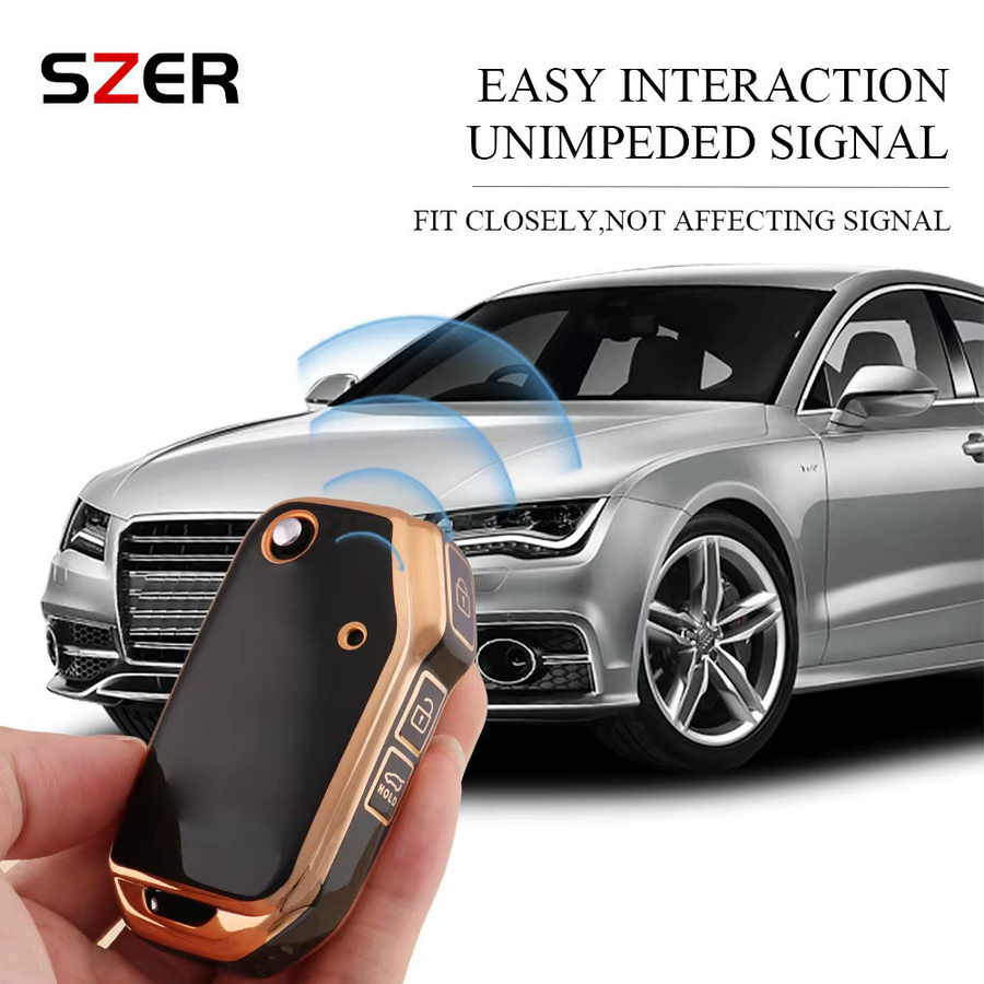 SZER TPU Auto Flip Schlüsselhülle für Kia Sportage, Ceed, Xceed, Sport, K5 und Seltos - Bild 4