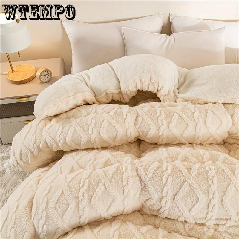 WTEMPO Ganzjahres-Steppdecke aus Mikrofaser in Beige, B/B: 150 x 200 cm, atmungsaktiv und maschinenwaschbar - Bild 5