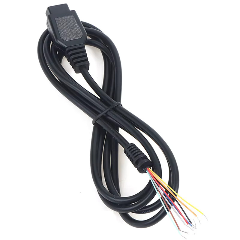KOQZM Verlängerungskabel für Sega Genesis 2 und Mega Drive 2 Controller, 9 Pin, Schwarz, Länge: 1,5 m - Bild 2
