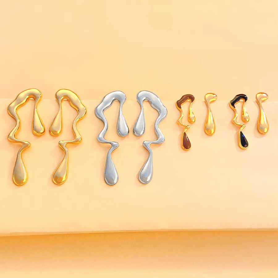 LOVE&NAME Ohrringe Halskette, Metall, Gold, Damen - Bild 2