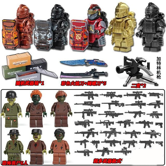Yiran toy Bausteinfiguren humanoide Puppen, Bunt / Mehrfarbig, ab 14 Jahre - Bild 1
